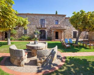 Jardí de Finca rústica en venda en Calonge amb Aire condicionat, Terrassa i Piscina