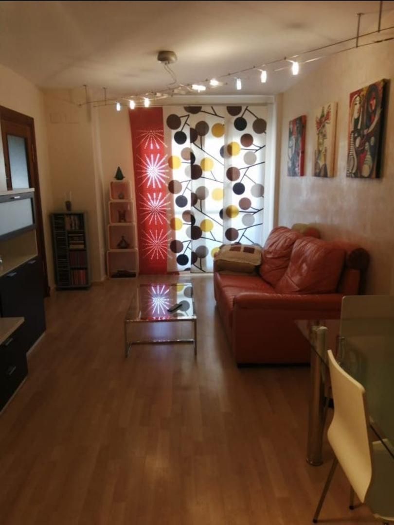 Sala de estar de Piso de alquiler en Sanlúcar de Barrameda con Parquet, Terraza y Amueblado