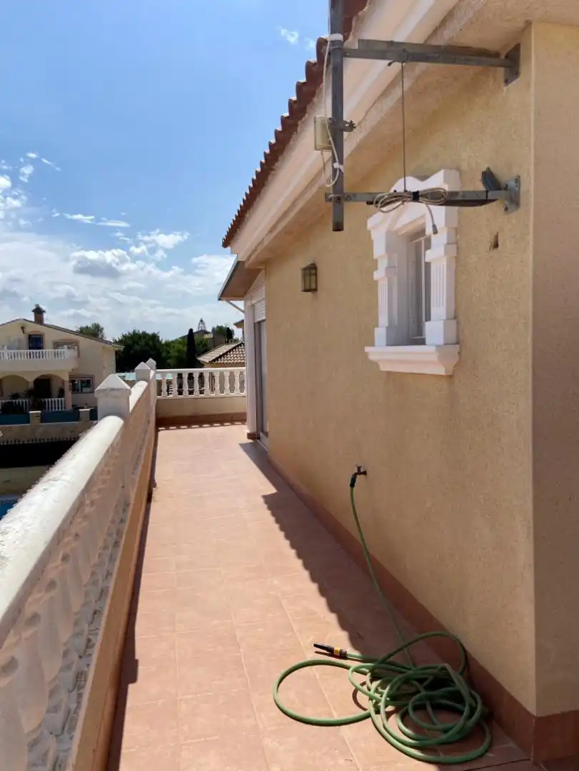 Terraza de Casa o chalet en venta en Los Alcázares con Aire acondicionado, Terraza y Piscina