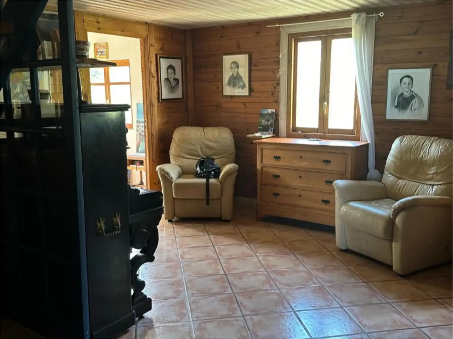 Sala d'estar de Finca rústica en venda en Mijas amb Aire condicionat, Terrassa i Balcó