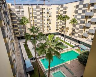 Exterior view of Flat for sale in  Sevilla Capital  with Air Conditioner, Terrace and Swimming Pool