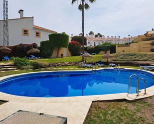 Swimming pool of Single-family semi-detached for sale in Rincón de la Victoria  with Air Conditioner, Terrace and Swimming Pool