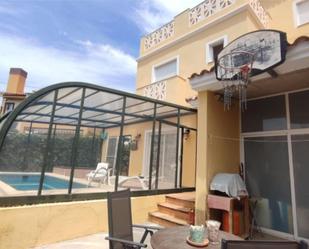 Swimming pool of House or chalet for sale in Benicarló  with Air Conditioner, Terrace and Swimming Pool