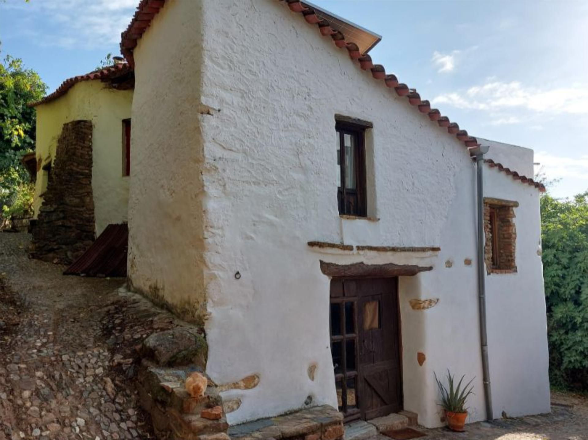Exterior view of Single-family semi-detached for sale in Alájar  with Terrace
