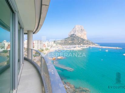 Bedroom of Flat for sale in Calpe / Calp  with Air Conditioner, Terrace and Swimming Pool