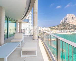 Terrace of Flat for sale in Calpe / Calp  with Air Conditioner, Terrace and Swimming Pool