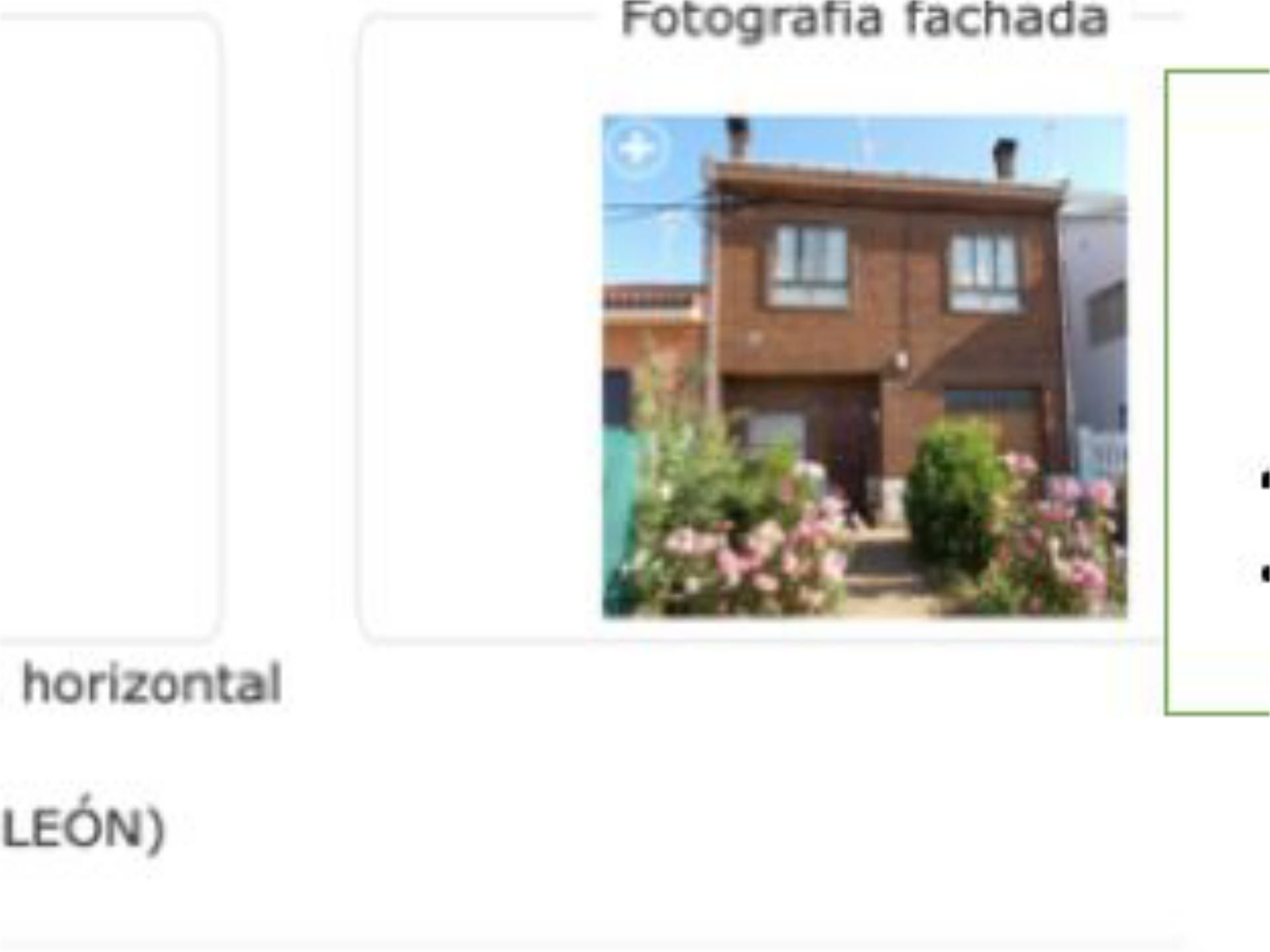 Vista exterior de Pis en venda en Villadangos del Páramo amb Jardí privat, Parquet i Traster