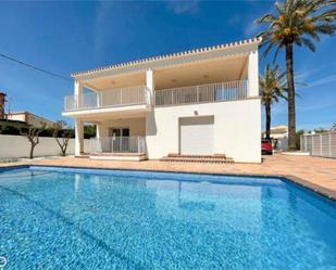 Exterior view of Single-family semi-detached to rent in Dénia  with Terrace and Swimming Pool
