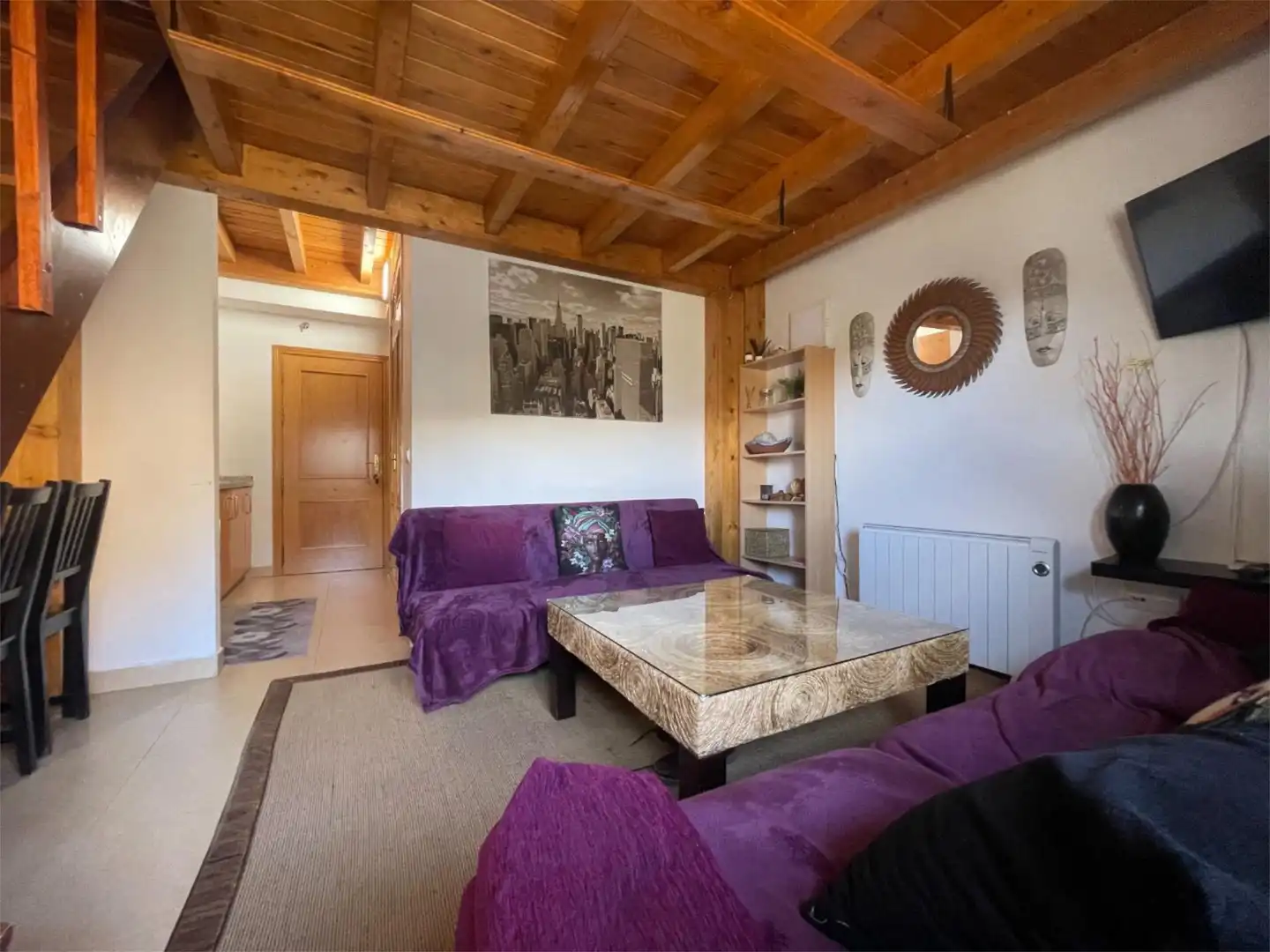 Sala d'estar de Àtic en venda en Sierra Nevada amb Calefacció, Parquet i Traster