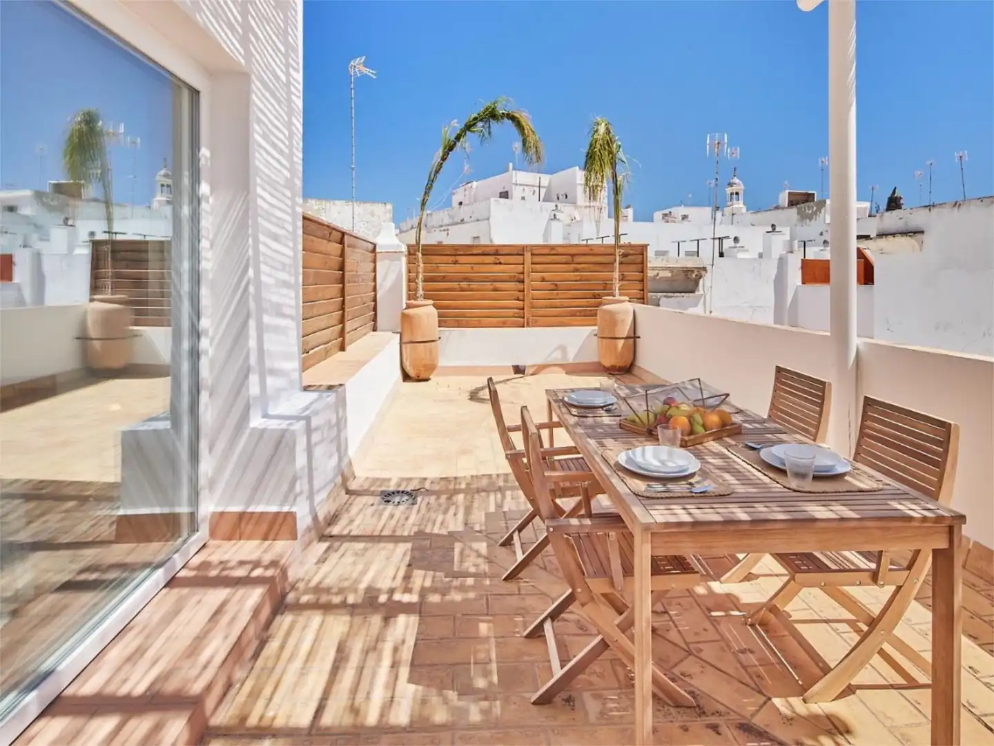 Flat for rent in Calle Mesón, 9, El Pópulo - Santa María Terrace of Flat for rent in Cádiz
