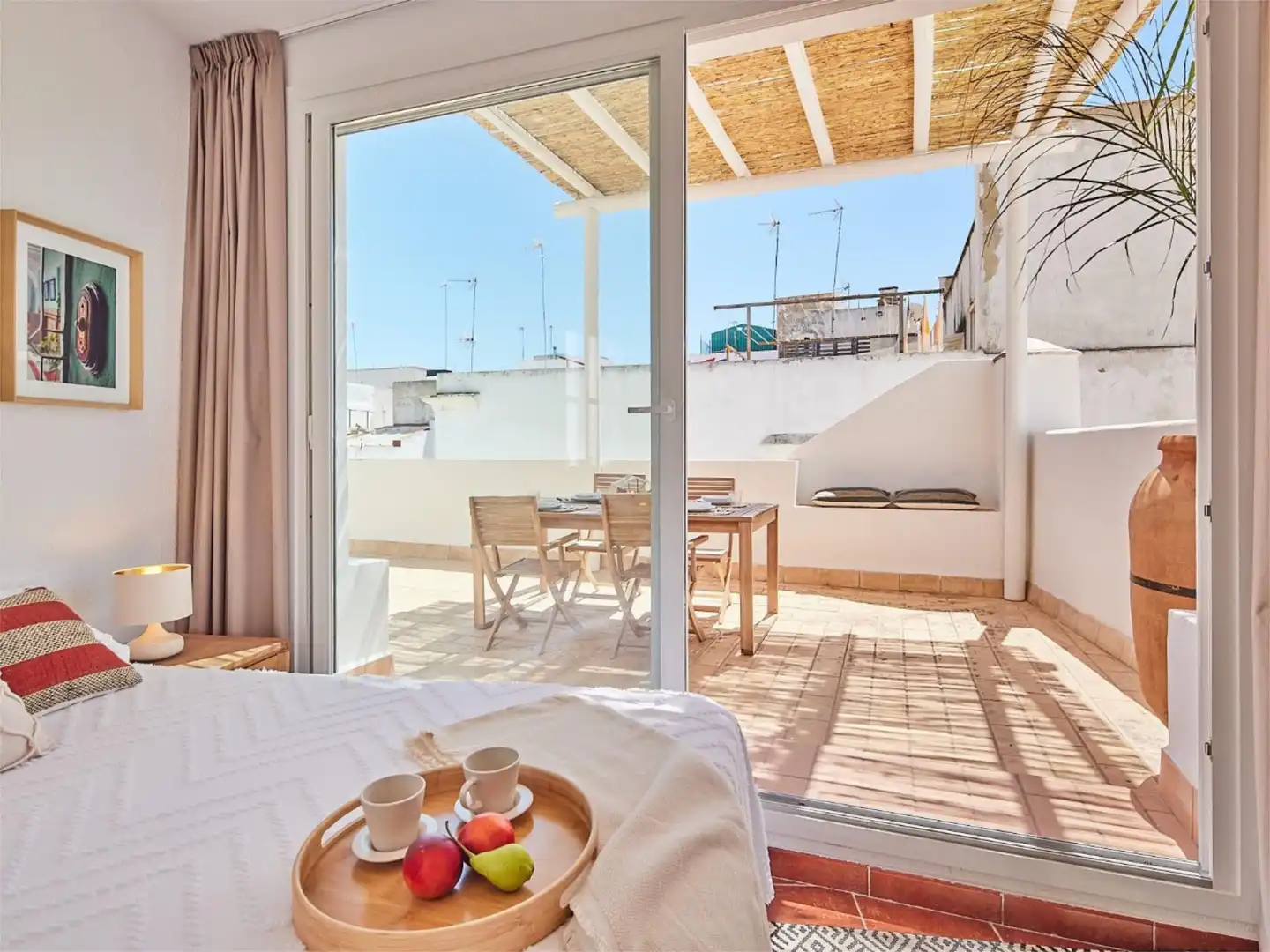 Flat for rent in Calle Mesón, 9, El Pópulo - Santa María Terrace of Flat for rent in Cádiz