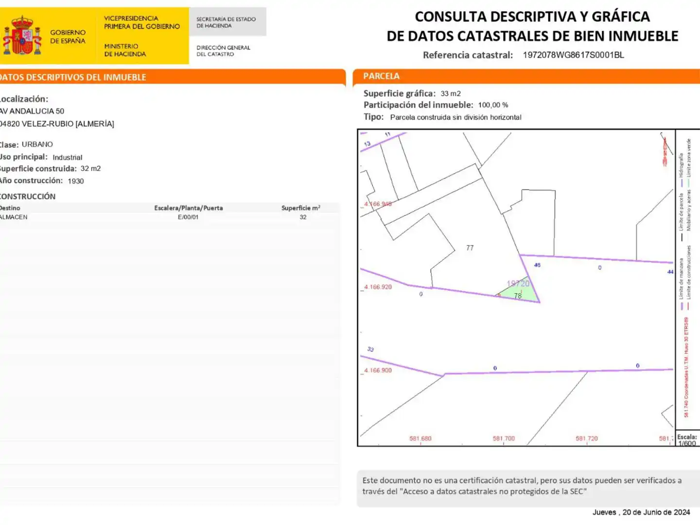 Piso en venta en Avenida de Andalucia, 50, Vélez-Rubio Piso en venta en Vélez-Rubio