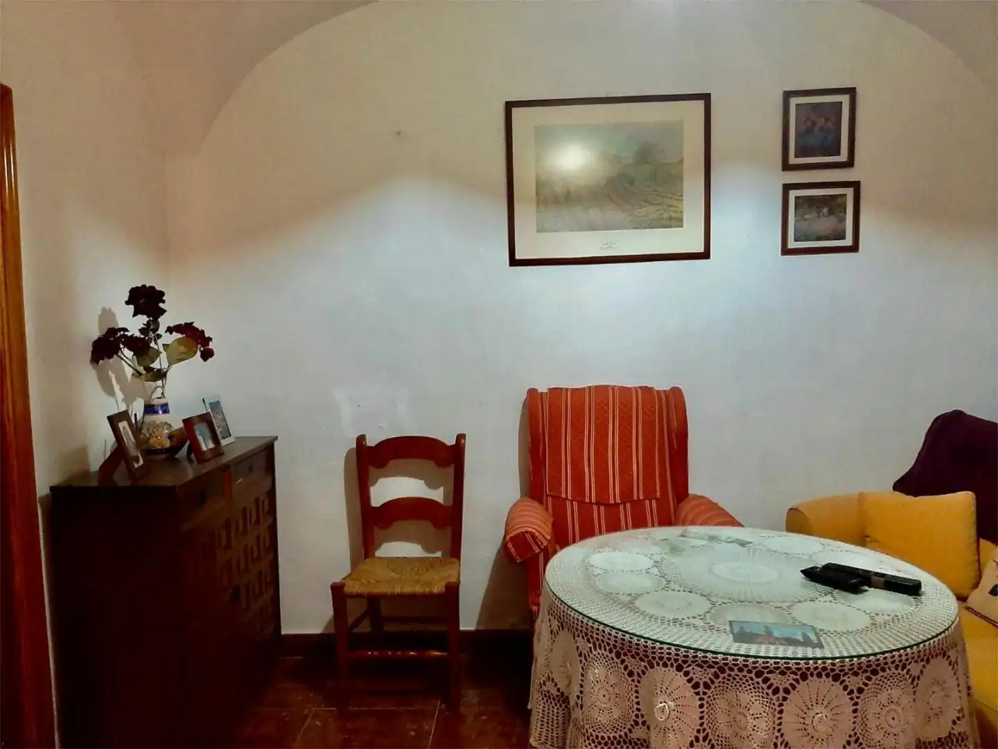 Casa o chalet en venta en Calle Hernán Cortés, 24, Almoharín Comedor de Casa o chalet en venta en Almoharín con Aire acondicionado, Terraza y Balcón