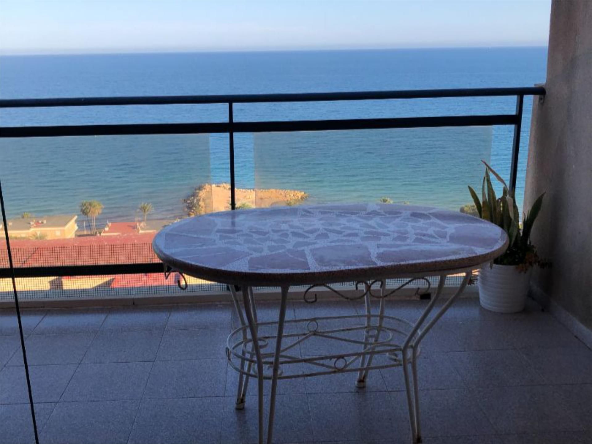 Balcony of Flat to rent in Santa Pola  with Heating, Private garden and Swimming Pool