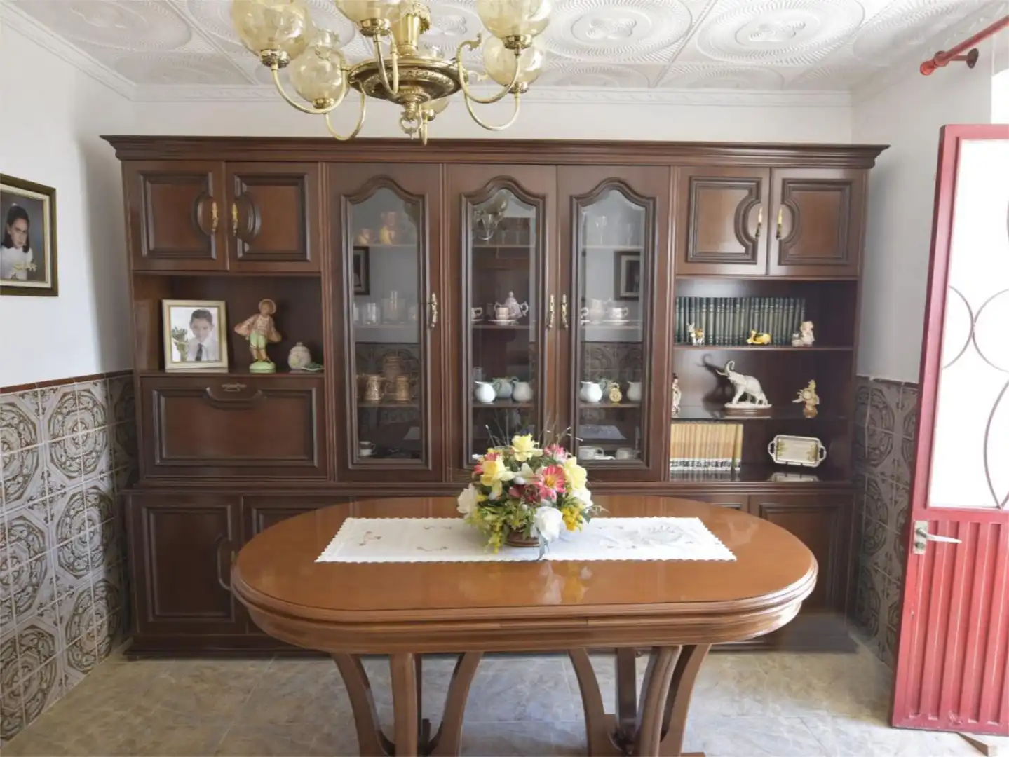 Casa adosada en venta en Avenida de Andalucía, 83, Zalamea la Real Comedor de Casa adosada en venta en Zalamea la Real con Aire acondicionado, Calefacción y Terraza