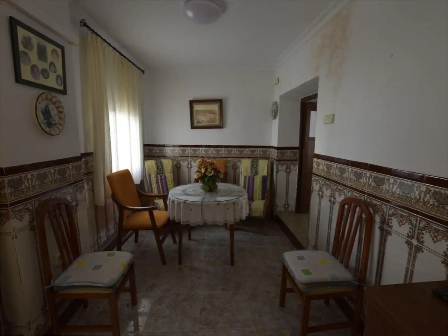 Casa adosada en venta en Avenida de Andalucía, 83, Zalamea la Real Comedor de Casa adosada en venta en Zalamea la Real con Aire acondicionado, Calefacción y Terraza