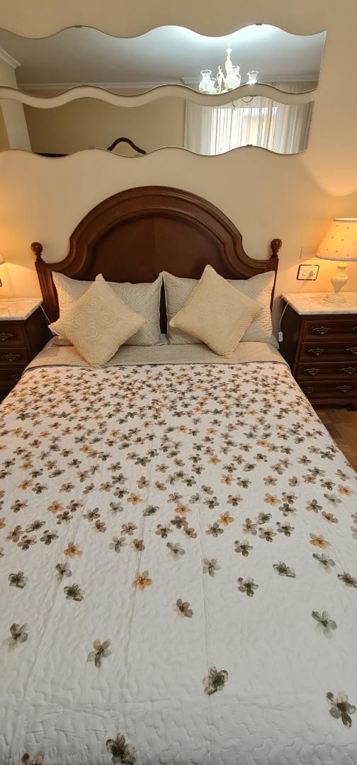 Bedroom of Flat to rent in Viveiro  with Heating, Parquet flooring and Furnished