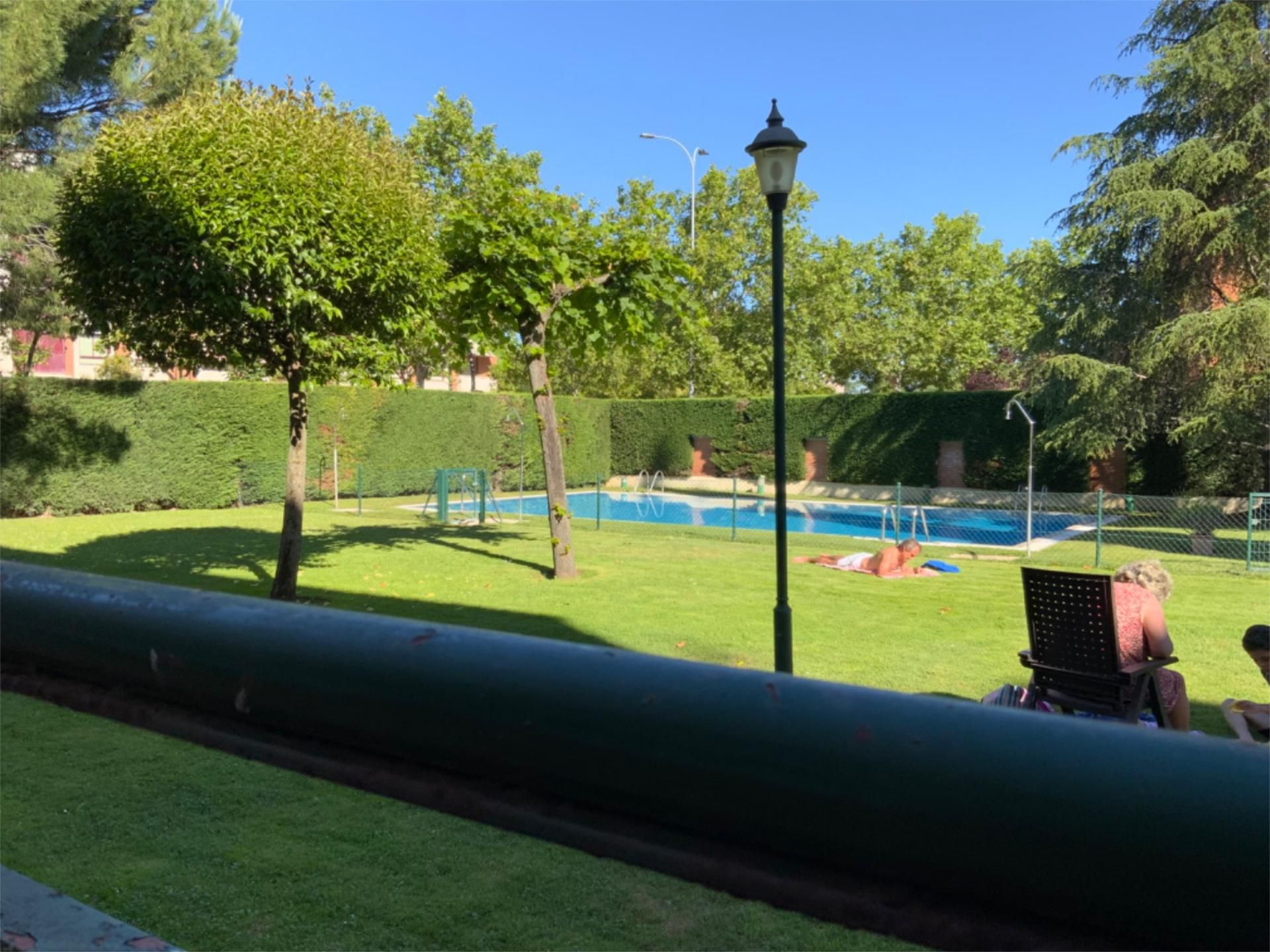 Swimming pool of Flat for sale in Valladolid Capital  with Heating, Private garden and Parquet flooring