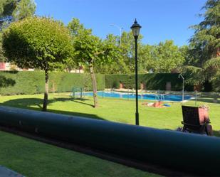 Swimming pool of Flat for sale in Valladolid Capital  with Heating, Private garden and Parquet flooring