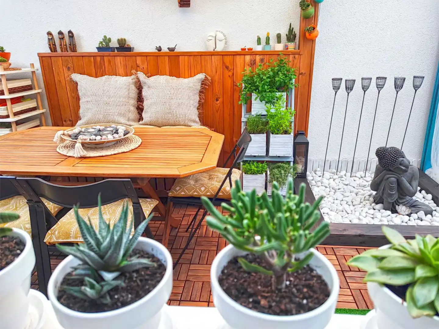 Terrace of Flat for sale in Boiro  with Air Conditioner, Heating and Parquet flooring