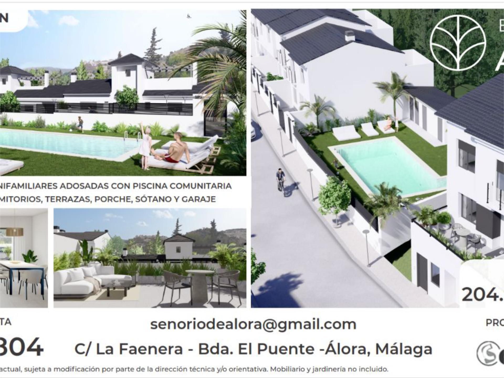 Exterior view of Flat for sale in Álora  with Terrace, Swimming Pool and Balcony