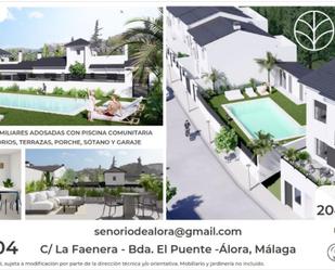Exterior view of Flat for sale in Álora  with Terrace, Swimming Pool and Balcony