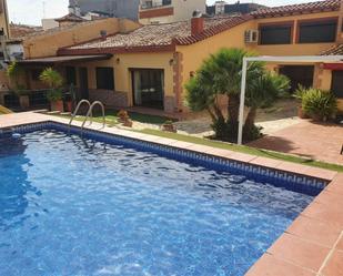 Swimming pool of House or chalet for sale in Esparreguera  with Air Conditioner, Terrace and Swimming Pool