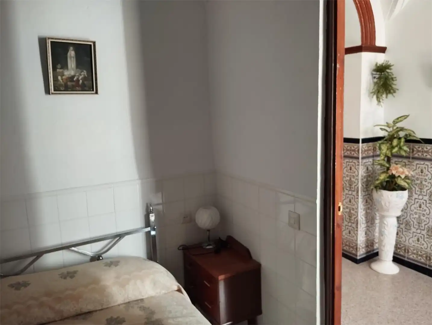 Dormitori de Casa adosada en venda en El Cerro de Andévalo amb Moblat, Forn i Rentadora