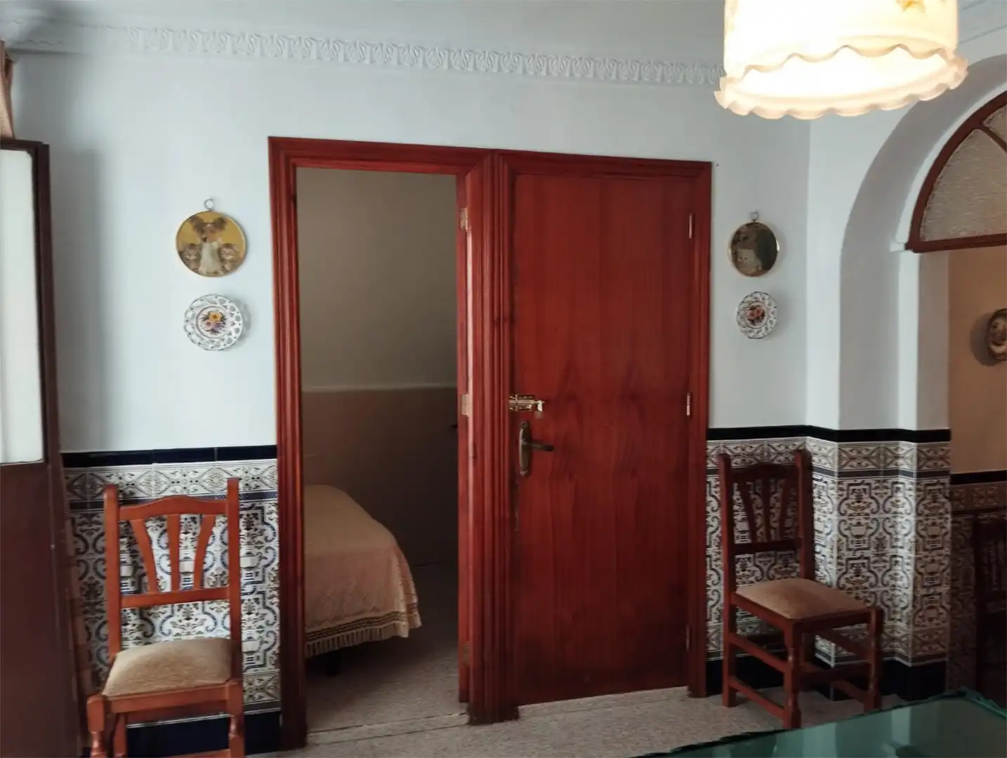 Dormitori de Casa adosada en venda en El Cerro de Andévalo amb Moblat, Forn i Rentadora