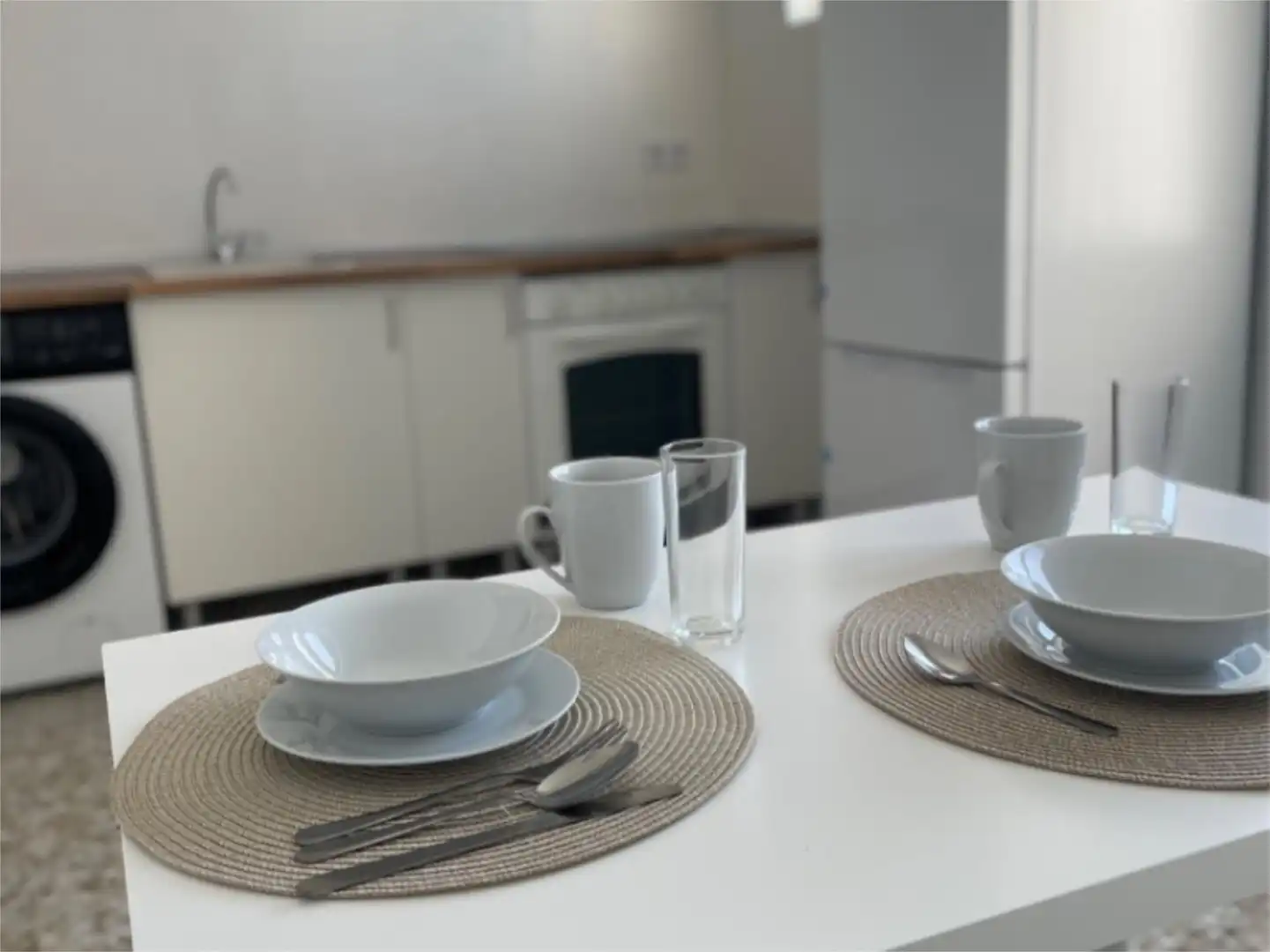 Kitchen of Study for share in Elche / Elx  with Furnished, Oven and Washing machine