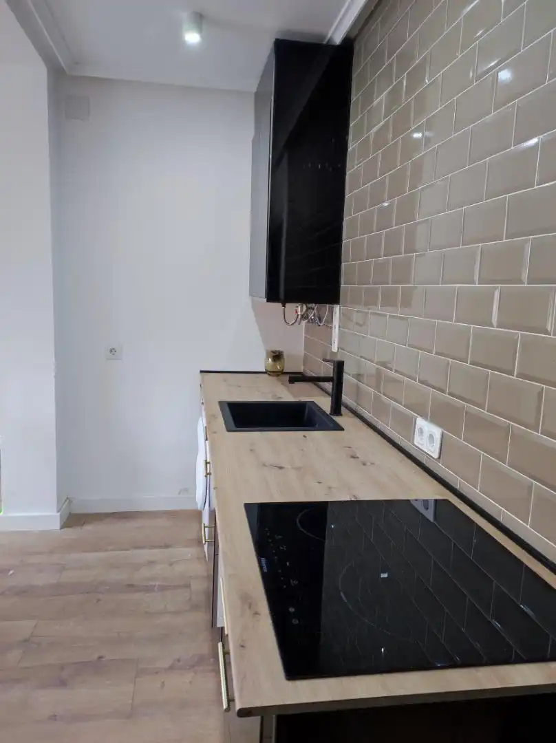 Cocina de Piso de alquiler en Carreño con Calefacción, Parquet y Amueblado