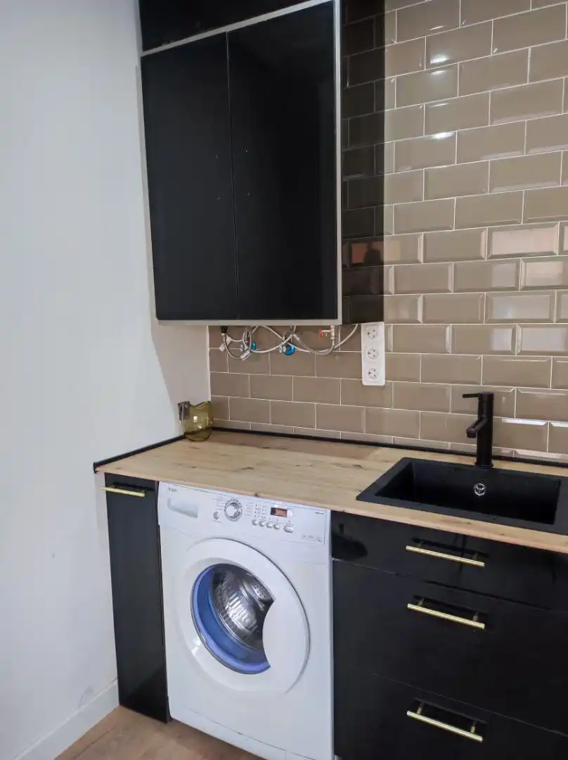 Cocina de Piso de alquiler en Carreño con Calefacción, Parquet y Amueblado