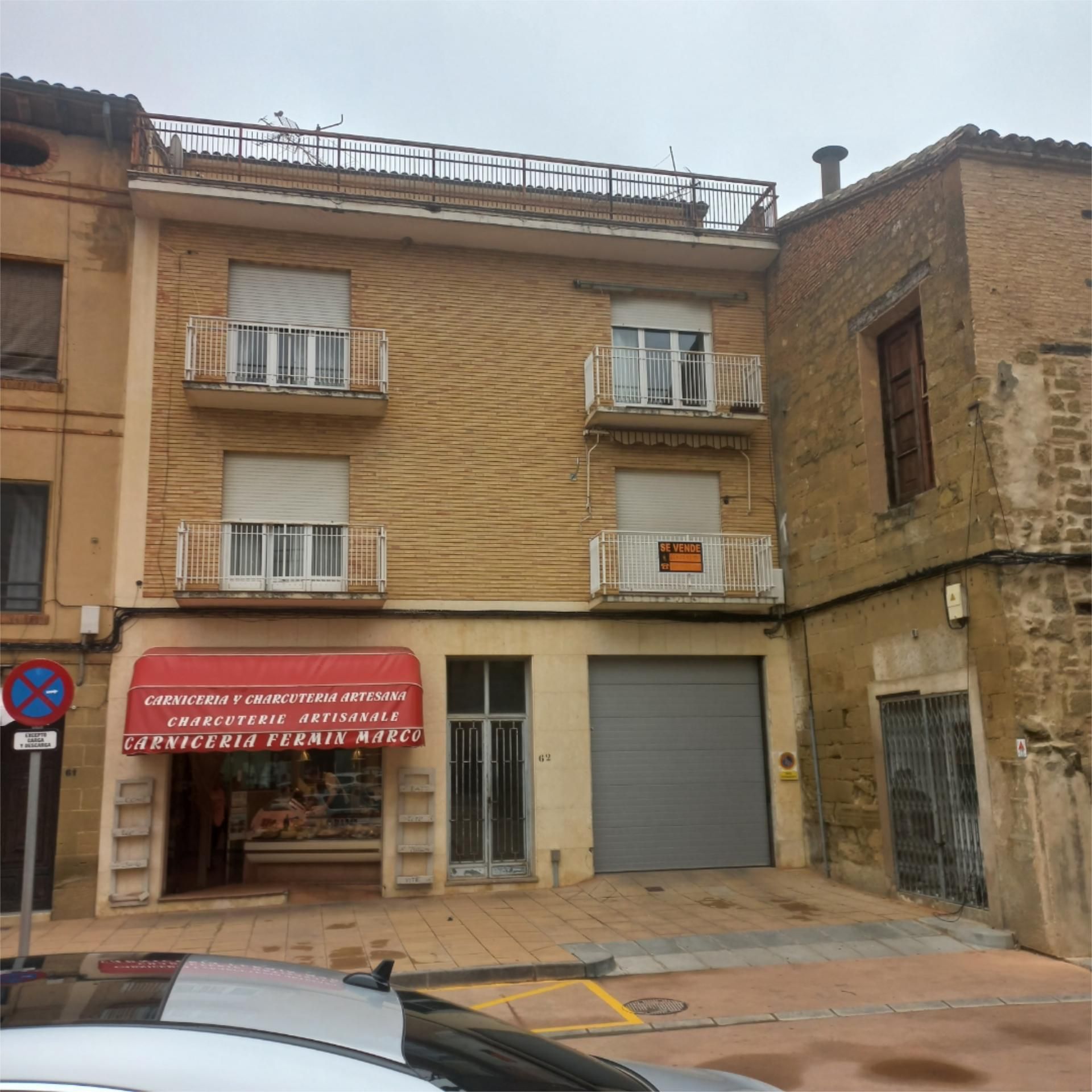 Exterior view of Flat for sale in Ayerbe  with Heating, Terrace and Storage room