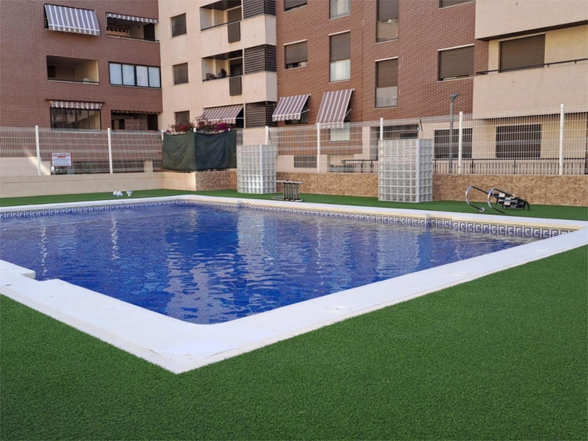Swimming pool of Flat to rent in Águilas  with Air Conditioner, Heating and Private garden