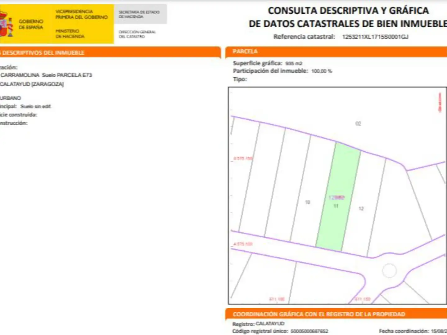 Constructible Land for sale in Calle Sierra de Vicor, 24, Augusta Golf - La Charluca Constructible Land for sale in Calatayud