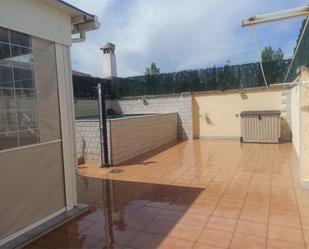 Terrace of Single-family semi-detached for sale in Madrigalejo  with Air Conditioner, Swimming Pool and Furnished