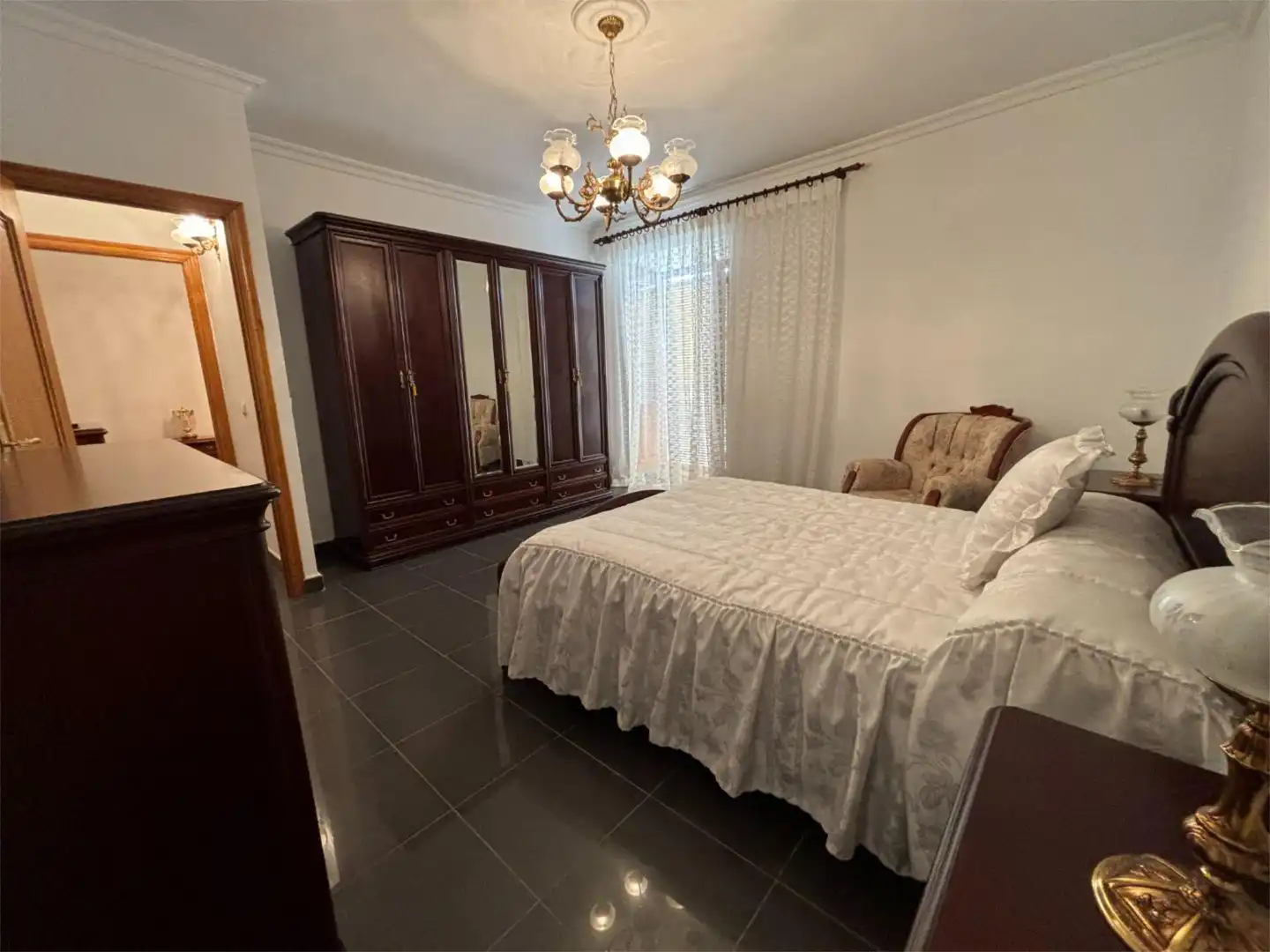 Bedroom of Flat for sale in Jabugo  with Terrace and Furnished