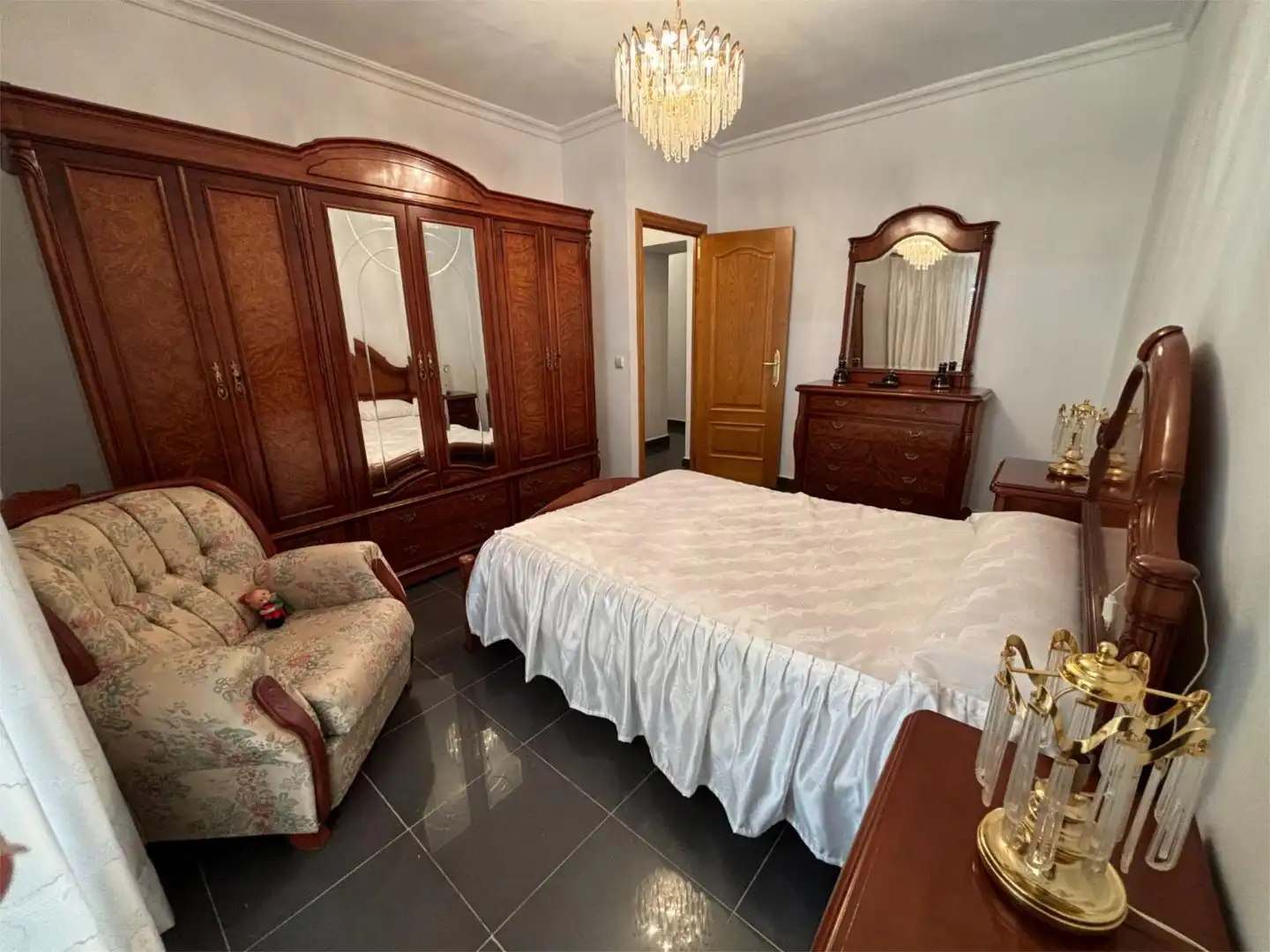 Bedroom of Flat for sale in Jabugo  with Terrace and Furnished