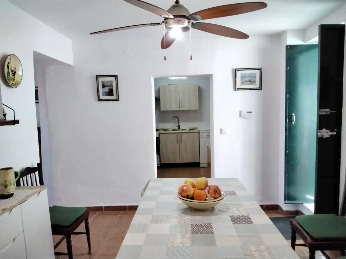 Cocina de Casa adosada en venta en Villanueva del Río y Minas con Aire acondicionado, Calefacción y Amueblado
