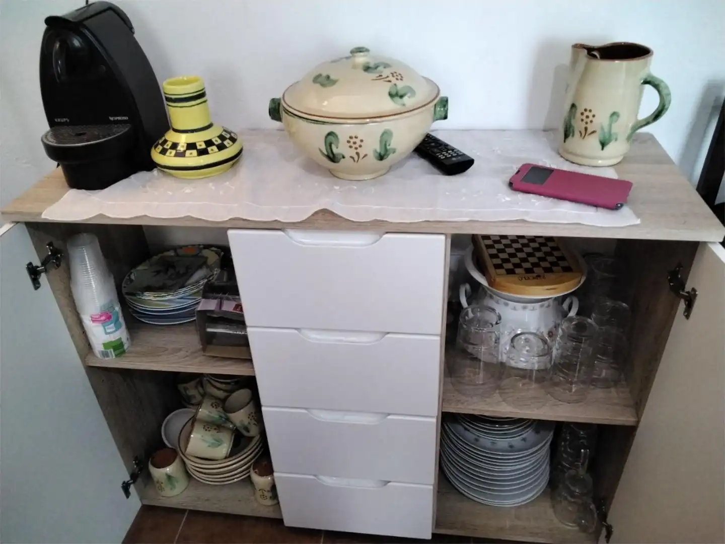 Cocina de Casa adosada en venta en Villanueva del Río y Minas con Aire acondicionado, Calefacción y Amueblado