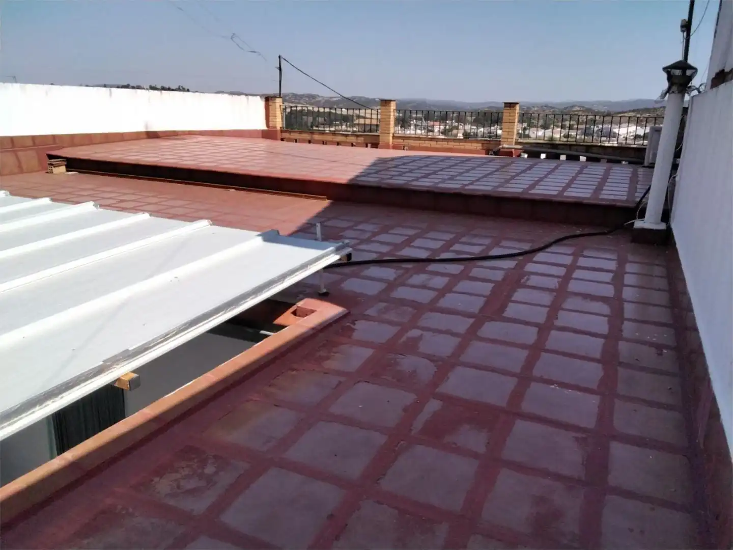 Terraza de Casa adosada en venta en Villanueva del Río y Minas con Aire acondicionado, Calefacción y Amueblado