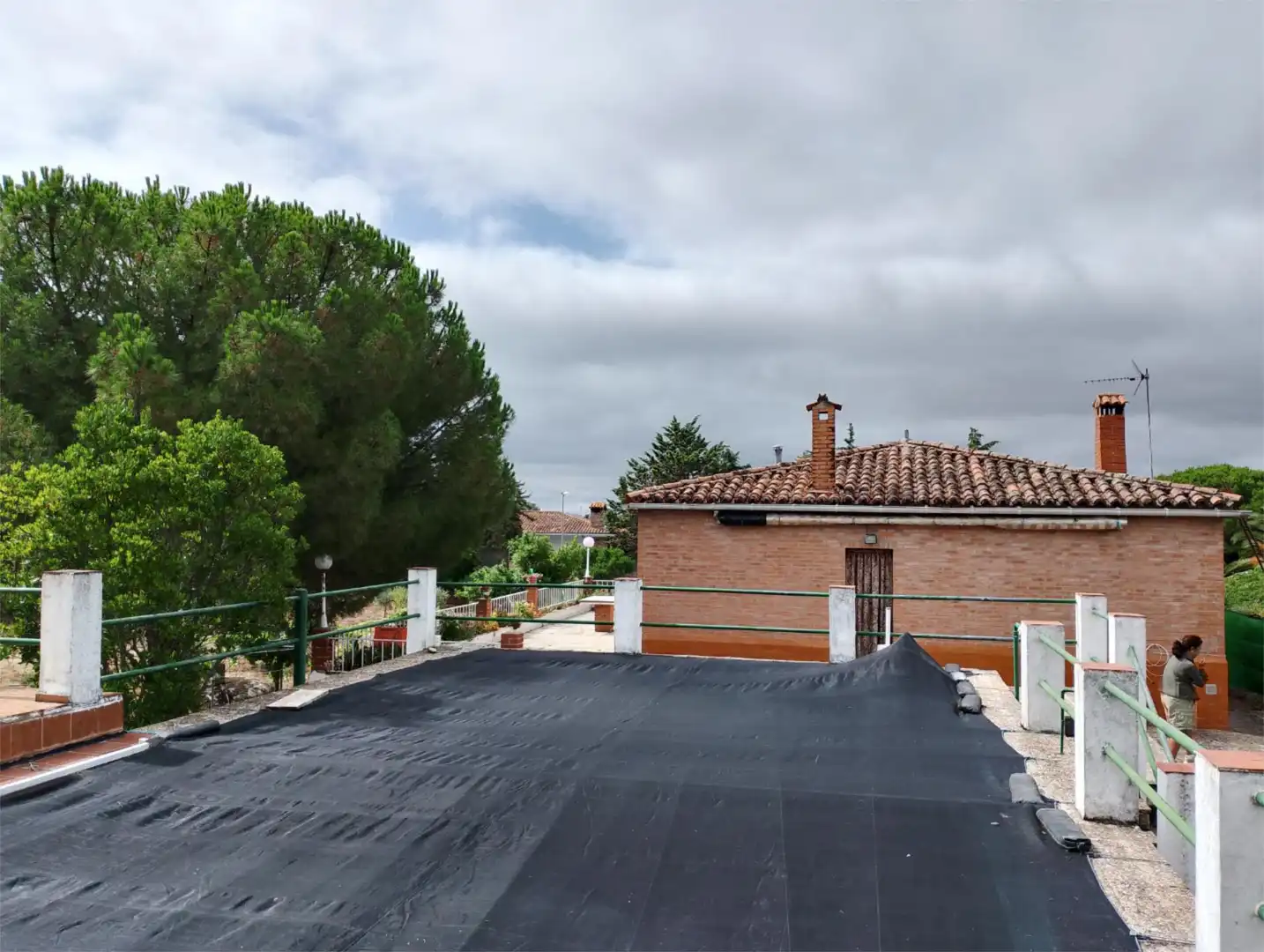Jardín de Casa o chalet en venta en Malpartida de Cáceres con Terraza, Piscina y Balcón