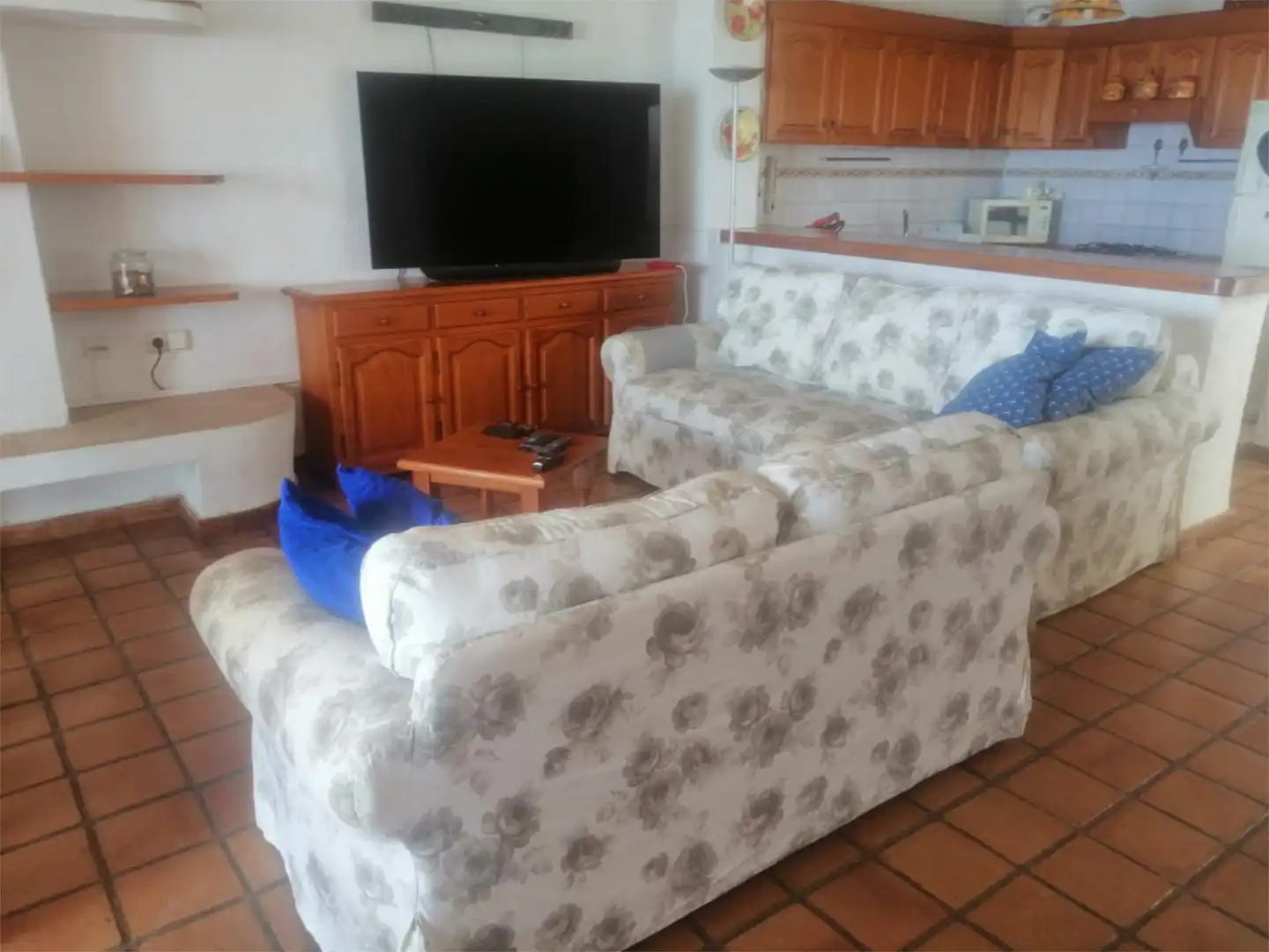 Wohnzimmer von Wohnungen zur Miete in Mazarrón mit Klimaanlage und Balkon