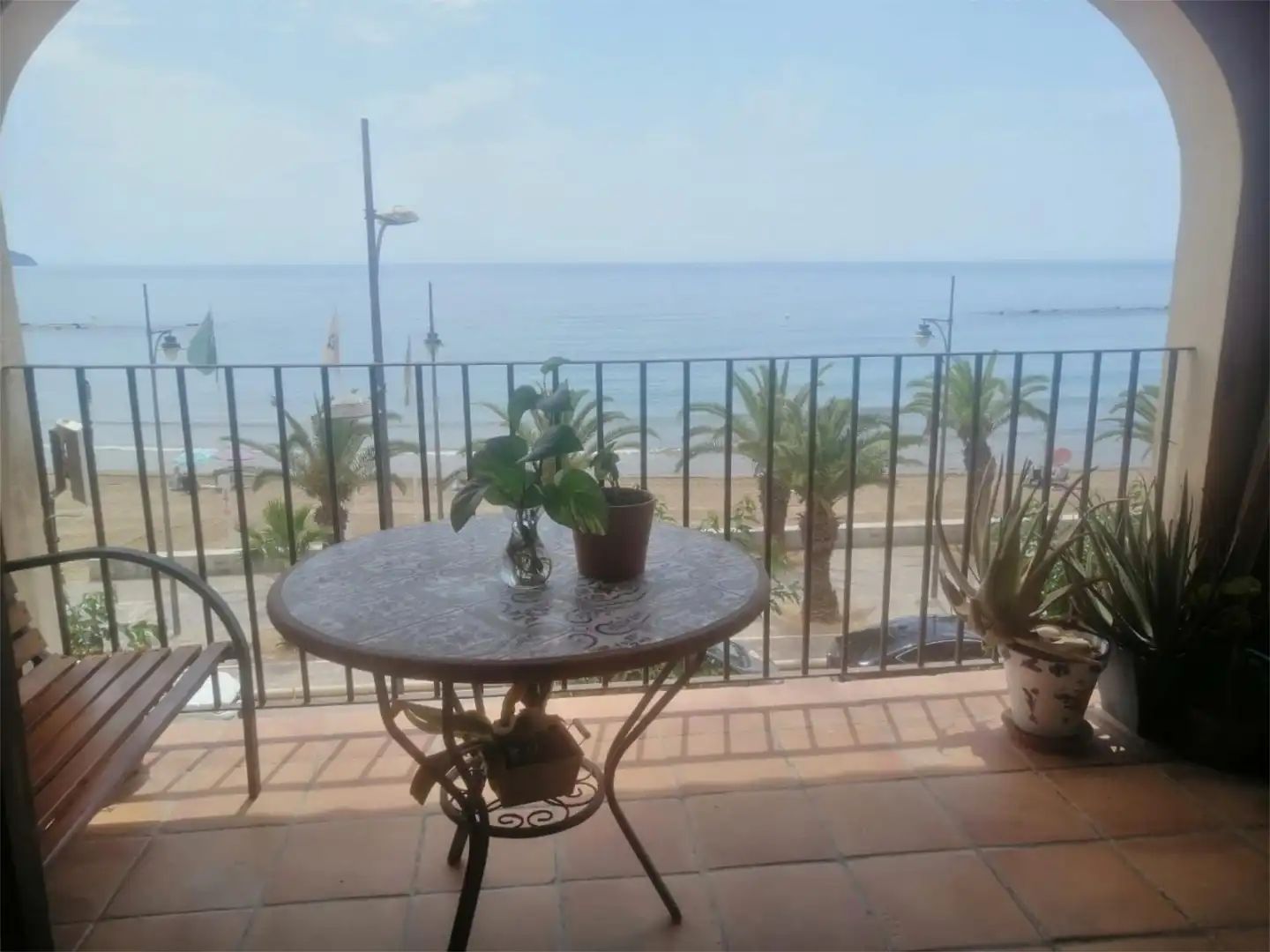 Terrasse von Wohnungen zur Miete in Mazarrón mit Klimaanlage und Balkon