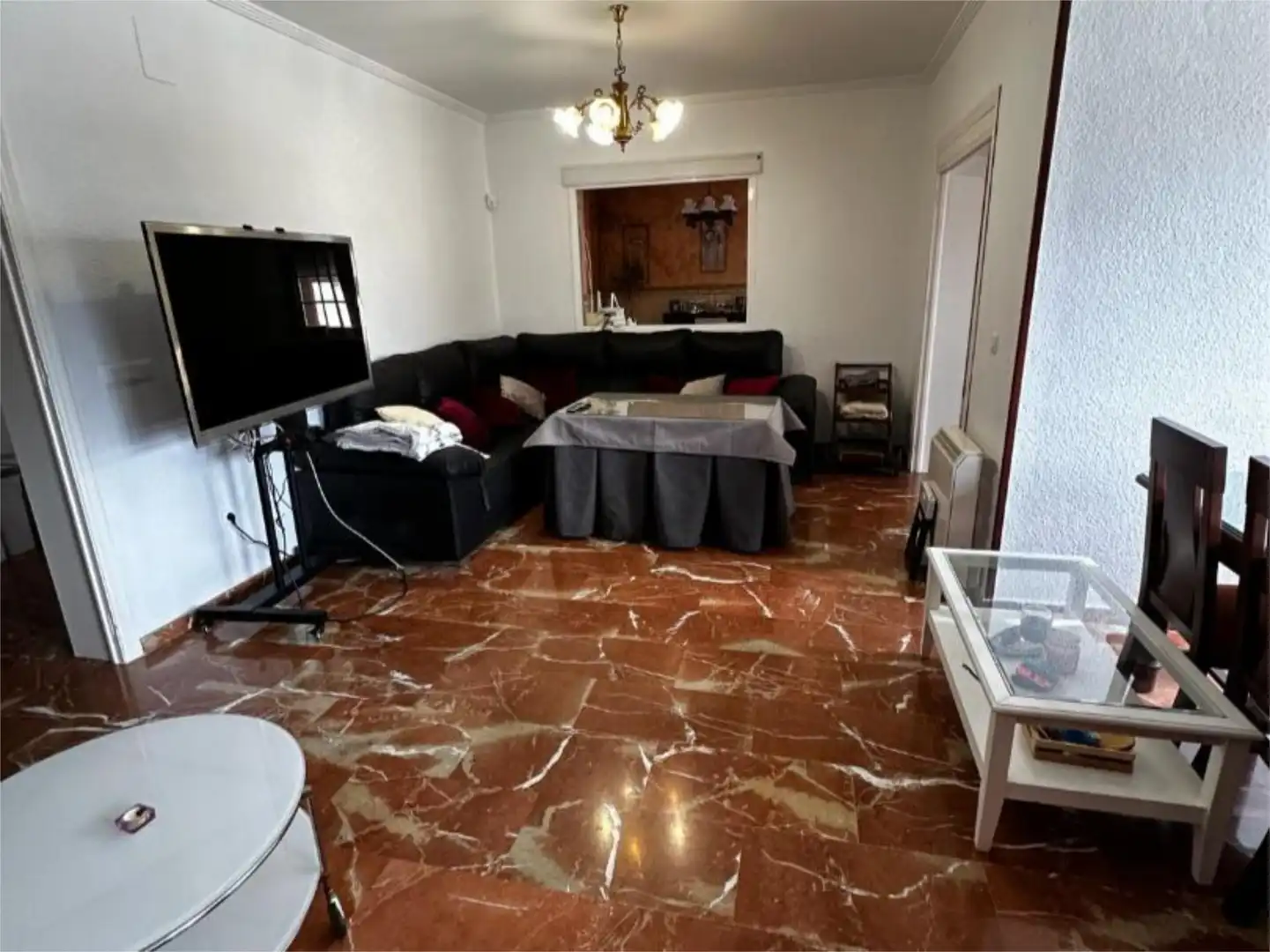 Casa o chalet en venta en Calle Ciprés, 8, Dehesa - Monacilla Sala de estar de Casa o chalet en venta en Aljaraque con Aire acondicionado, Terraza y Piscina