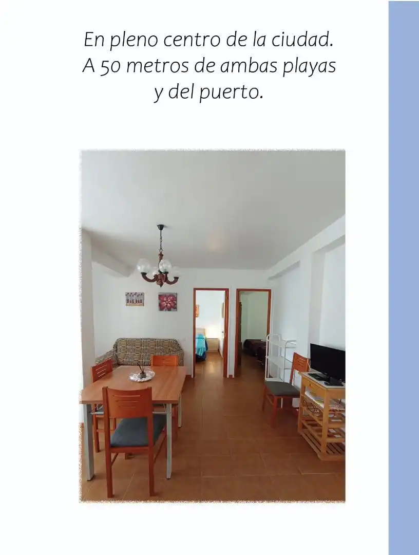 Piso de alquiler en Calle Río, 1, Centro - Casco Antiguo Sala de estar de Piso de alquiler en Peñíscola / Peníscola con Terraza, Trastero y Amueblado