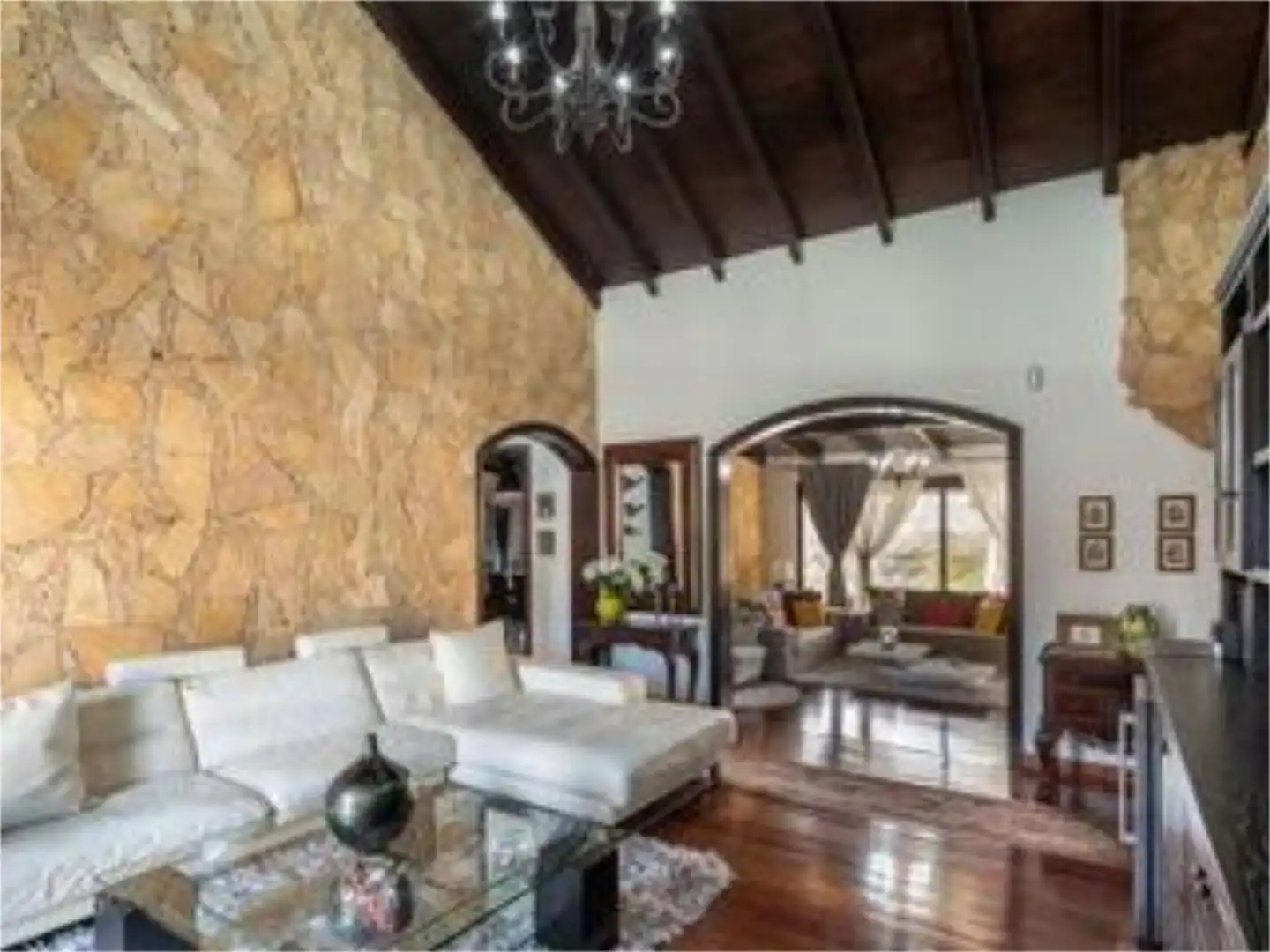 Sala d'estar de Casa o xalet en venda en Santa Brígida amb Aire condicionat, Parquet i Terrassa