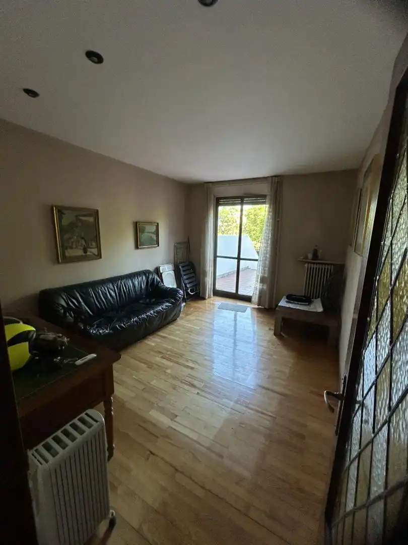 Sala de estar de Piso en venta en Donostia - San Sebastián  con Jardín privado, Terraza y Amueblado