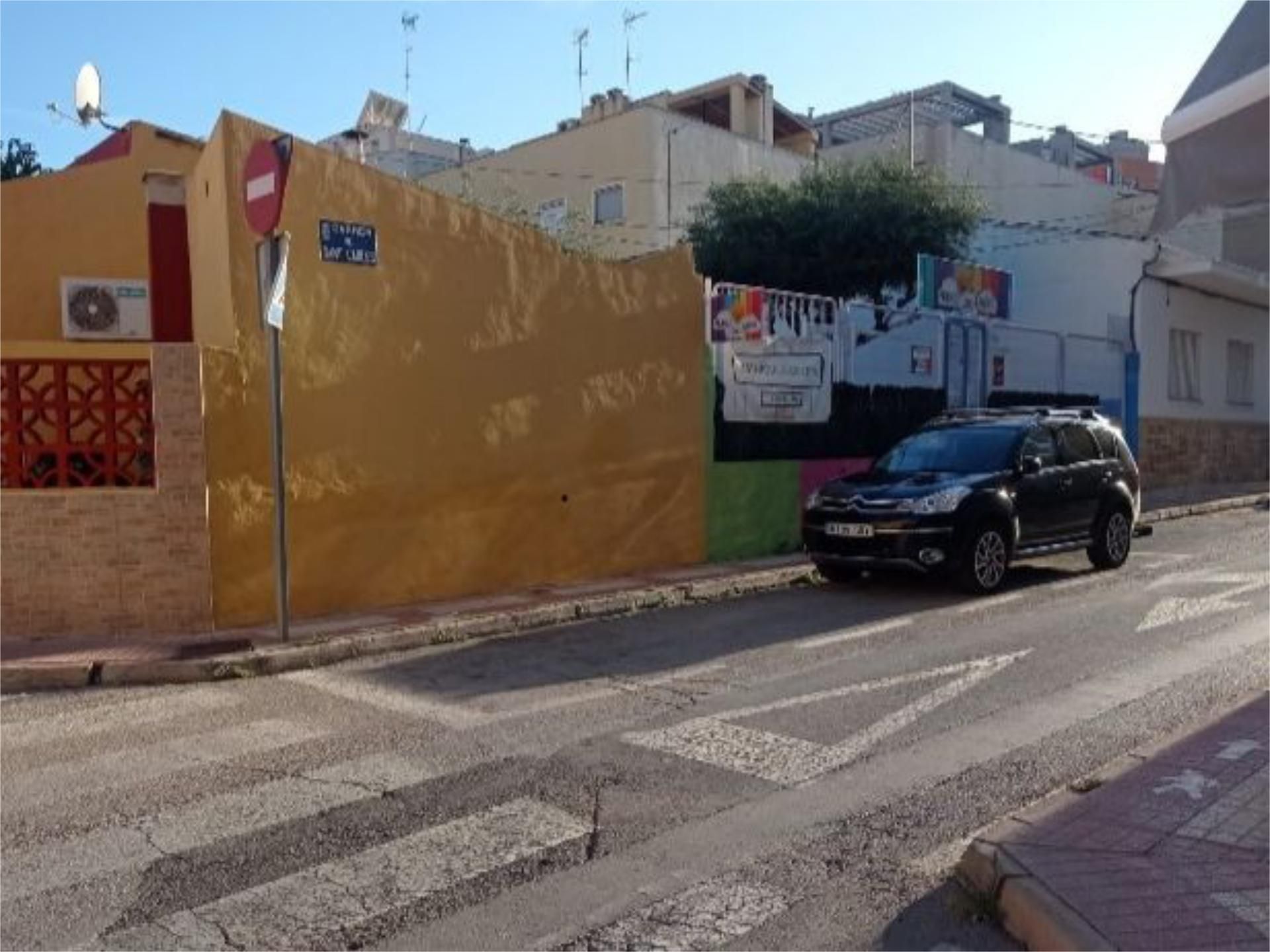 Exterior view of Planta baja for sale in El Campello  with Air Conditioner and Terrace