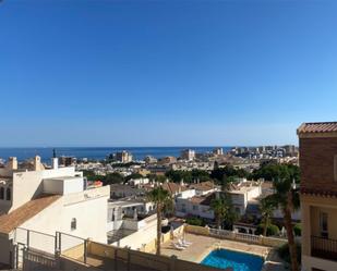 Exterior view of Flat for sale in Roquetas de Mar  with Air Conditioner, Terrace and Swimming Pool